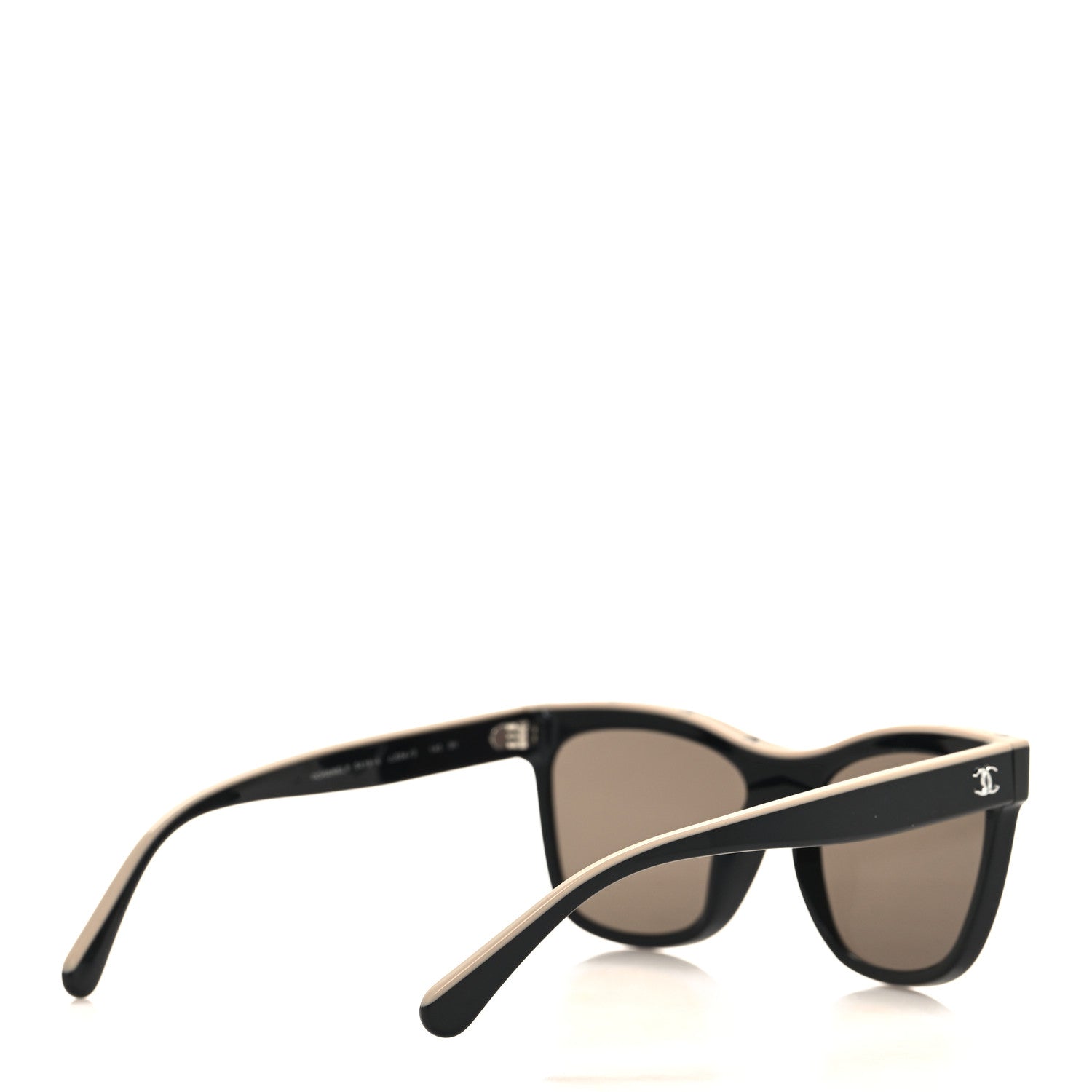 Chanel Acetate Logo Shield Sunglasses 5418 A Black 4 of 7
