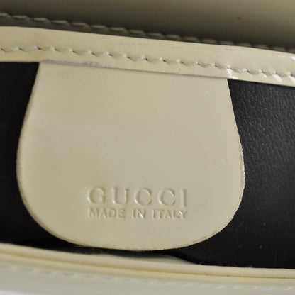Gucci Patent Small GG Handbag Ivory 7 of 9