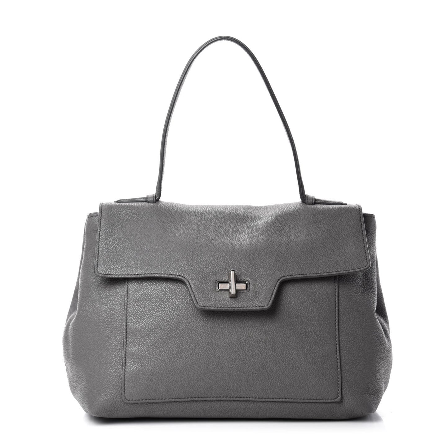 Toro Top Handle Flap Satchel Marmo