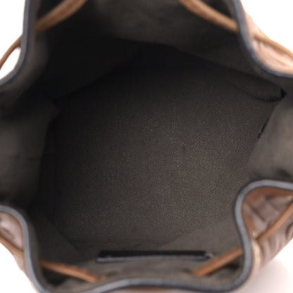 Fendi Vitello Liberty F is Fendi FF 1974 Embossed Mini Mon Tresor Bucket Bag Caramello 5 of 9