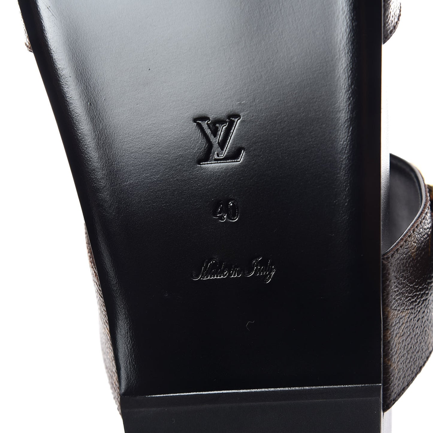 Monogram Bom Dia Mule Sandals 40 Black