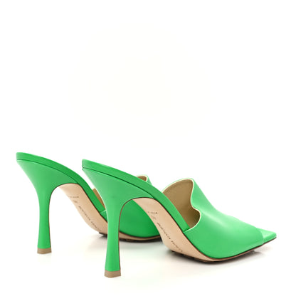 Bottega Veneta Lambskin Stretch Mule Sandals 40 Grass 5 of 8