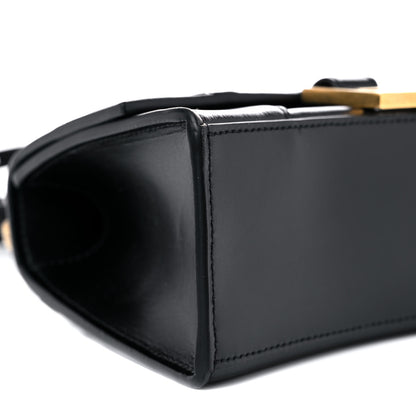 Balenciaga Shiny Box Calfskin Hourglass Top Handle Bag XS Black 8 of 10