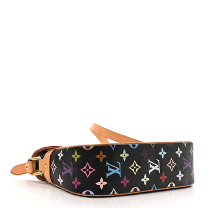 Louis Vuitton Monogram Multicolor Sologne Black 4 of 14