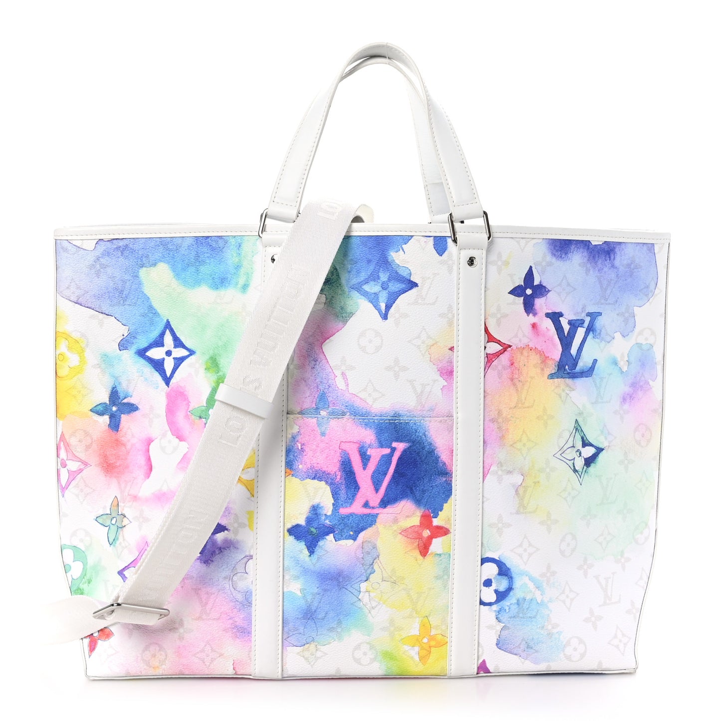 Monogram Watercolor New Tote GM Multicolor