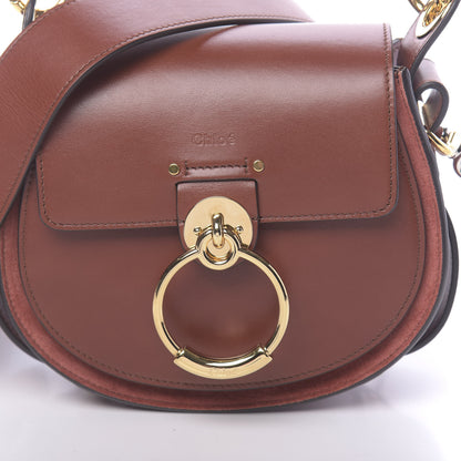 Chloe Calfskin Small Tess Bag Sepia Brown 7 of 9