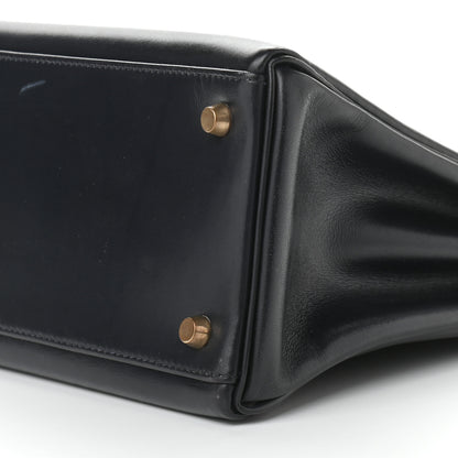 Hermes Box Kelly Retourne 32 Black 9 of 13