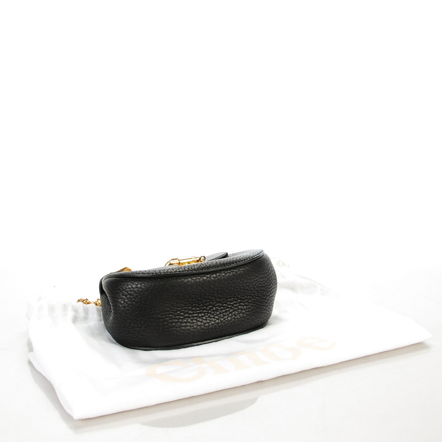 Chloe Grained Lambskin Nano Drew Shoulder Bag Black 4 of 7