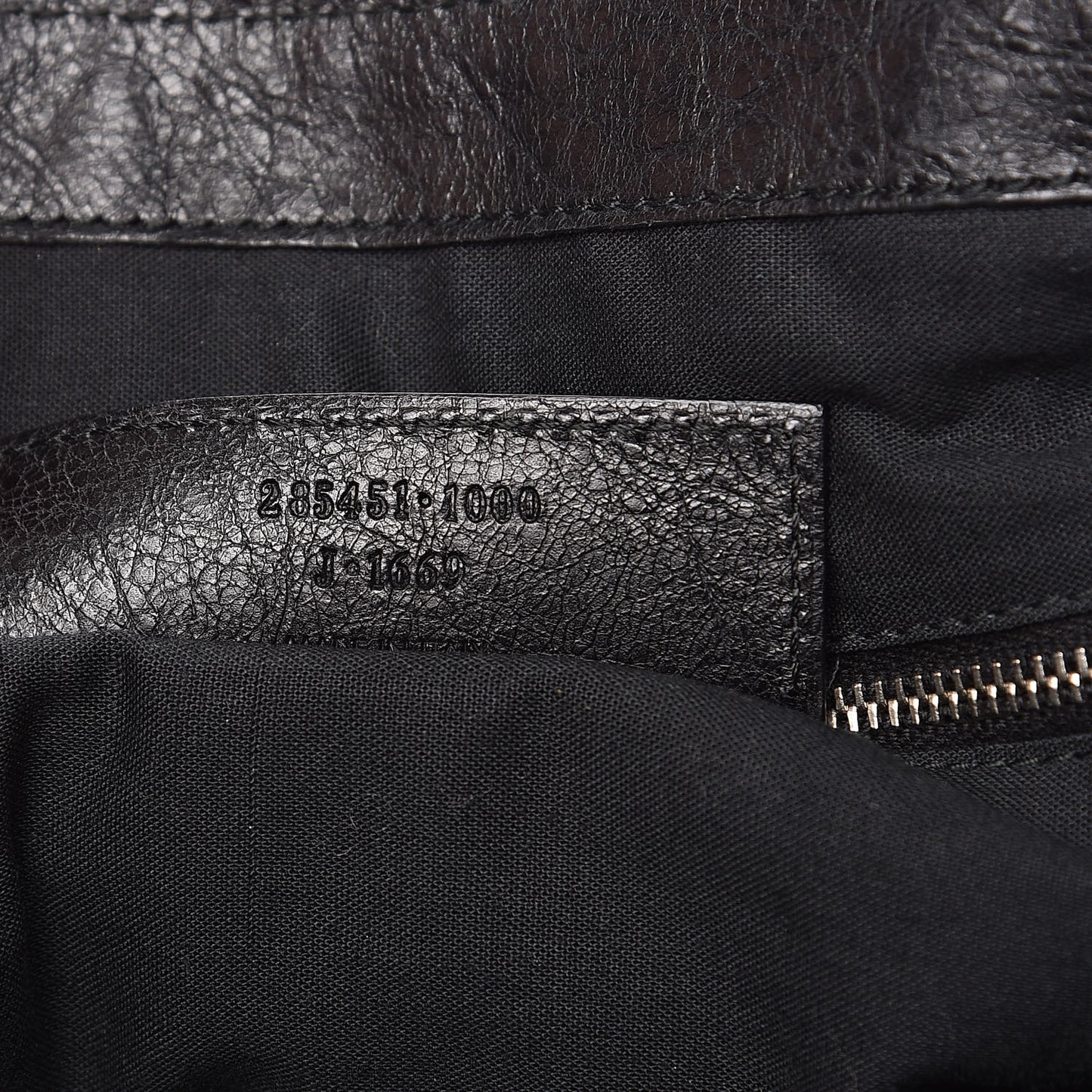 Agneau Giant 12 Silver Hardware Work Black