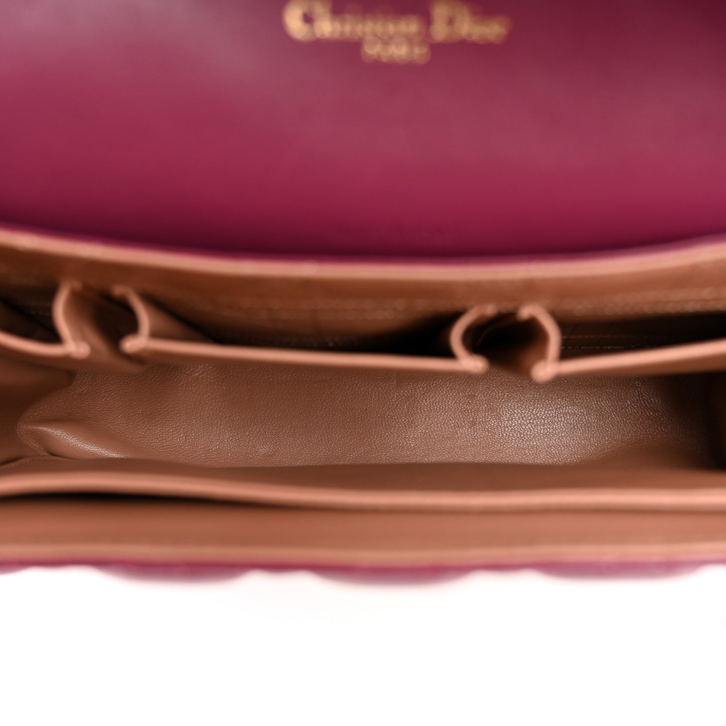 Lambskin Cannage Medium Miss Dior Flap Hortensia