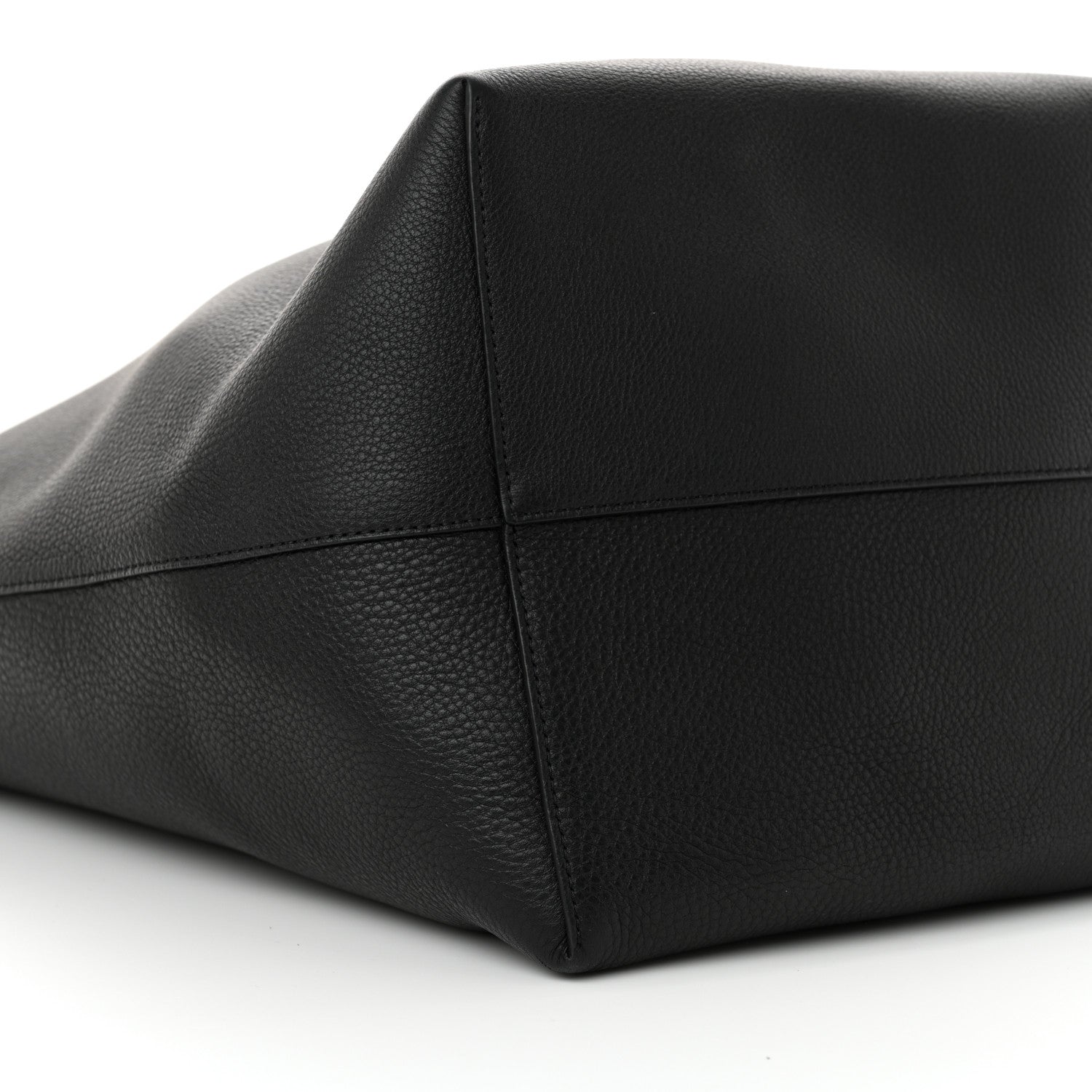 The Row Grained Calfskin Large N/S Park Tote Black 9 of 11
