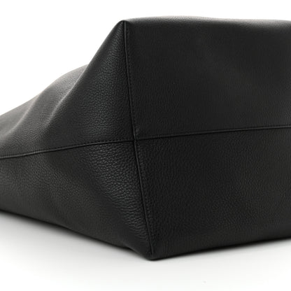 The Row Grained Calfskin Large N/S Park Tote Black 9 of 11