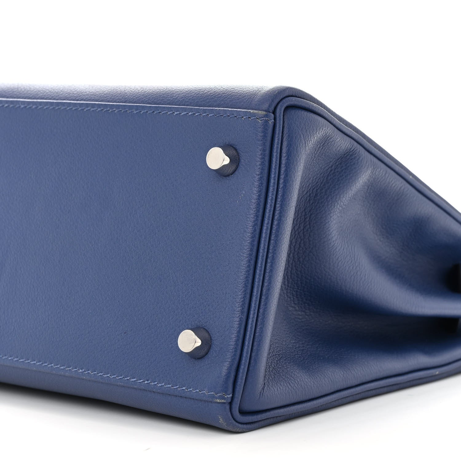 Hermes Evercolor Verso Kelly Retourne 28 Bleu Brighton Capucine 10 of 17