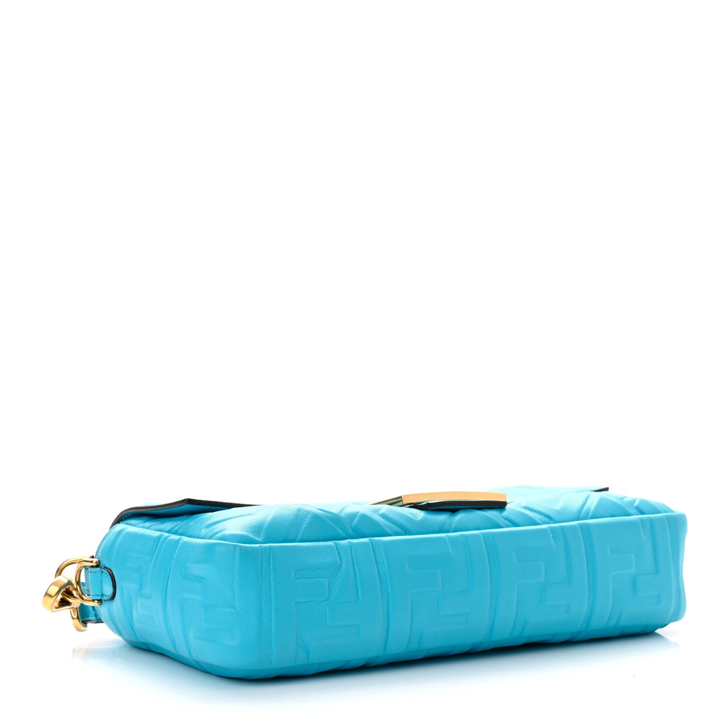 Fendi Nappa FF 1974 Embossed Baguette Pool 3 of 7