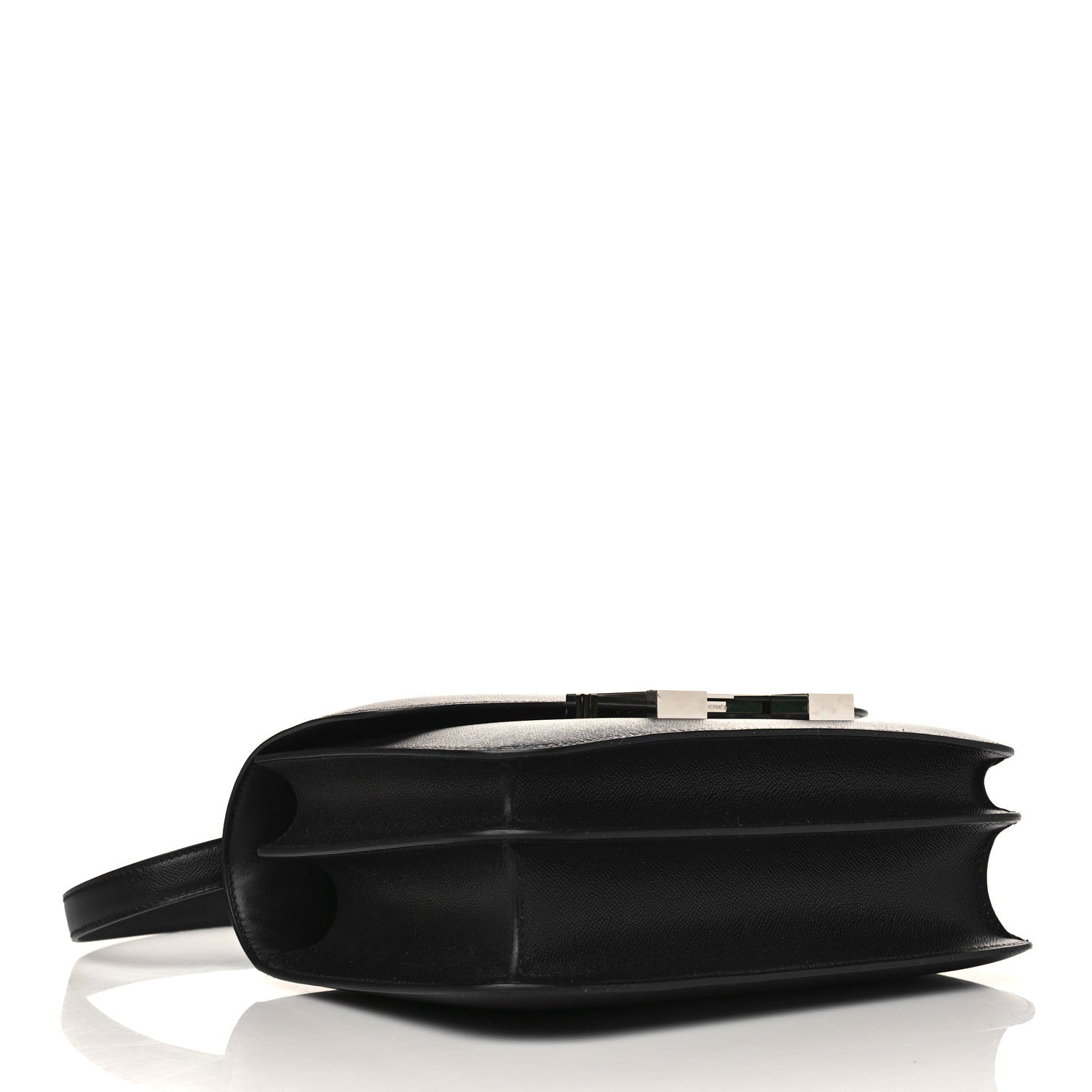 Hermes Madame Calfskin Lizard Constance 24 Black Ombre 4 of 10