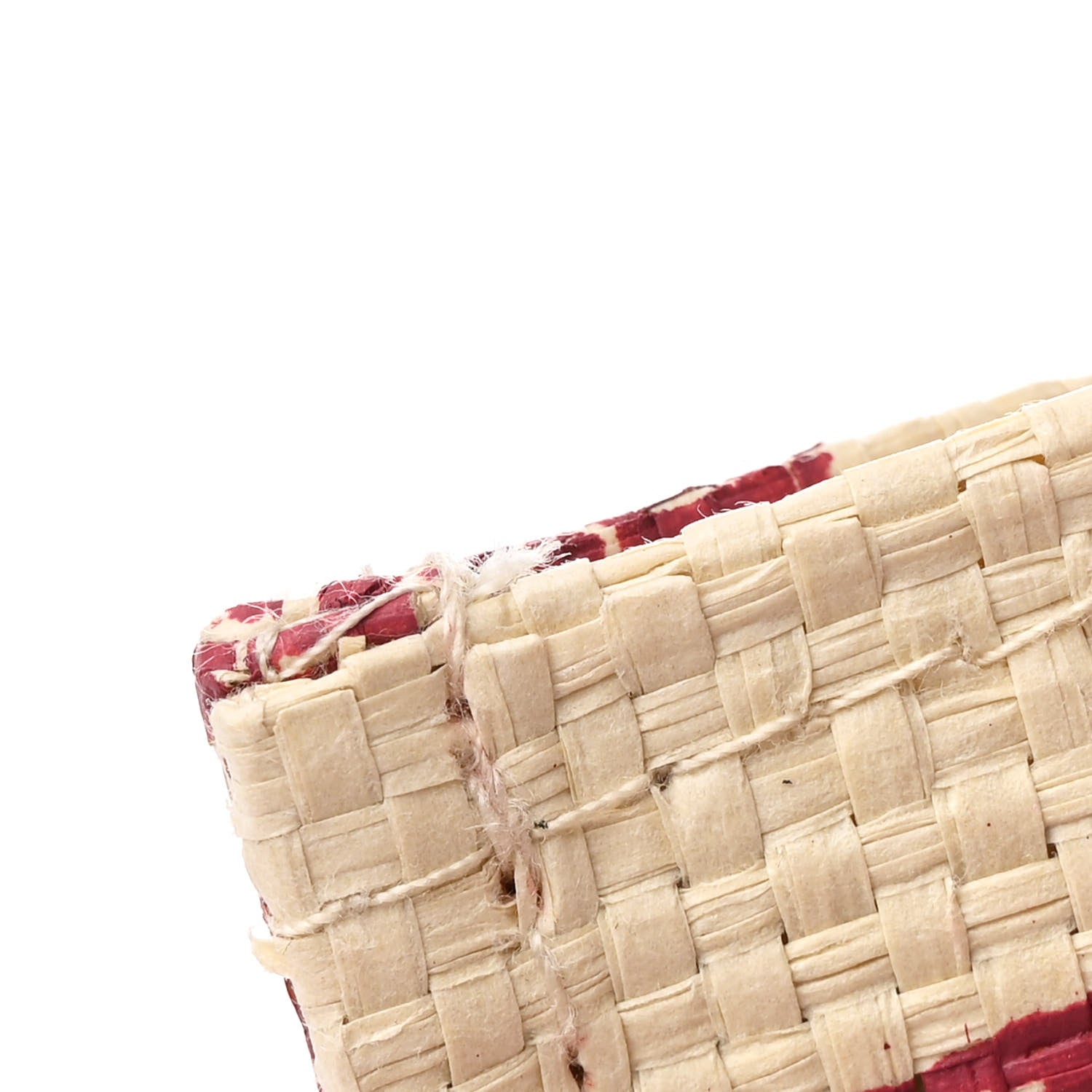 Christian Dior Straw Dioriviera Tote Red 12 of 13