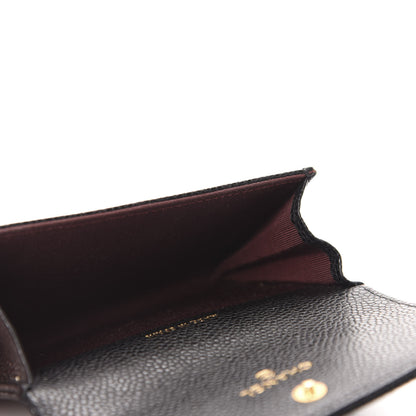 Chanel Caviar Quilted Flap Card Holder Black 5 of 9