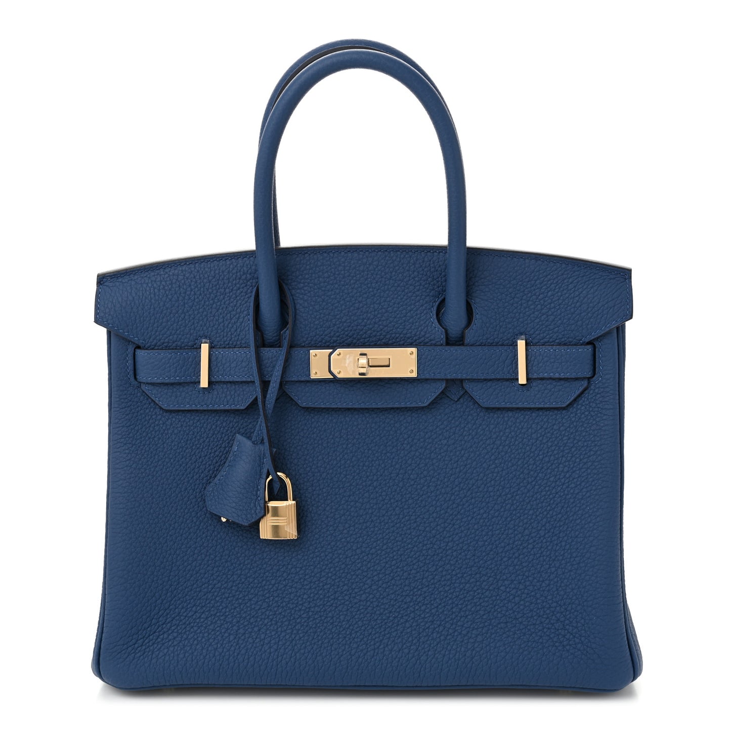 Togo Birkin 30 Bleu Tie