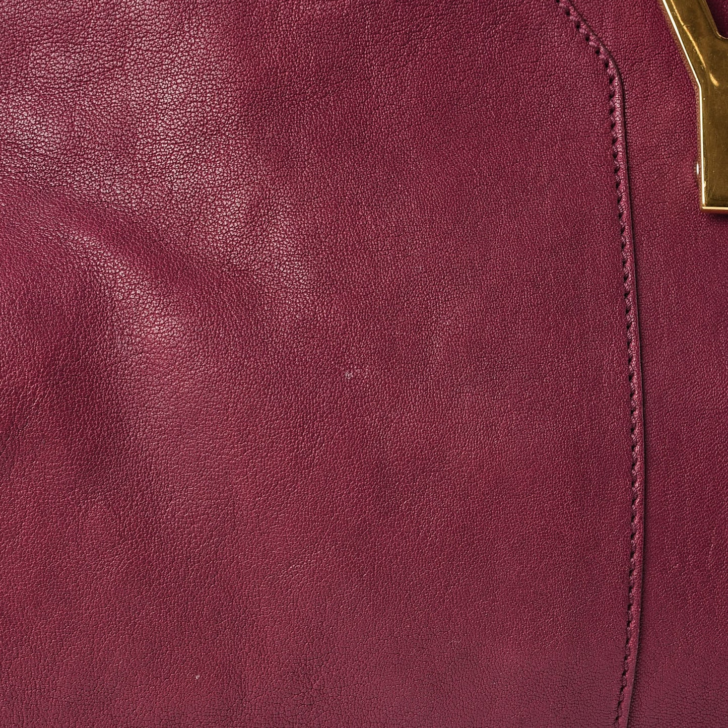 Sheepskin Medium Cabas ChYc Black Cherry