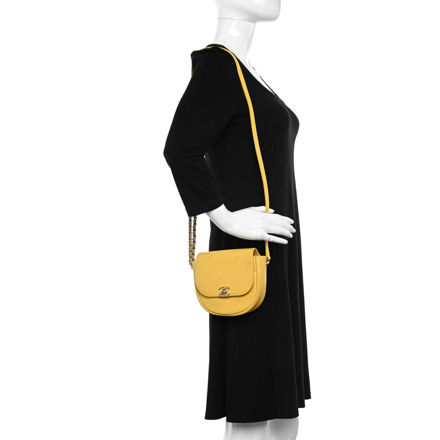 Goatskin Stitched Casual Trip Messenger Flap Yellow