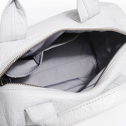 Alexander Wang Pebbled Lambskin Rocco Duffel White 5 of 6