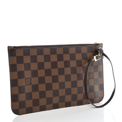 Louis Vuitton Damier Ebene Neverfull MM GM Pochette 4 of 8