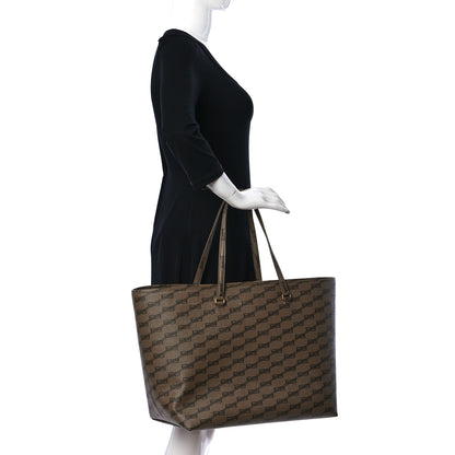 Balenciaga Coated Canvas BB Monogram Large Signature East West Shopper Bag Beige Brown 2 of 10