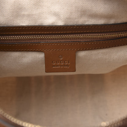 Gucci Canvas Vintage Web Medium Boston Off White 6 of 16