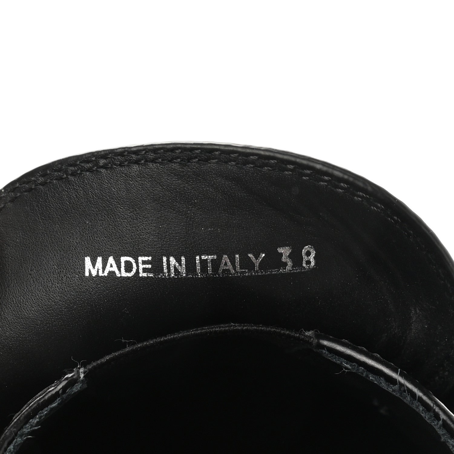 Prada Spazzolato Metal Triangle Logo 50mm Loafers 38 Black 8 of 12