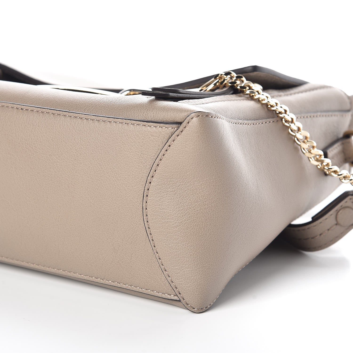 Chloe Calfskin Small Faye Day Shoulder Bag Motty Grey 6 of 8