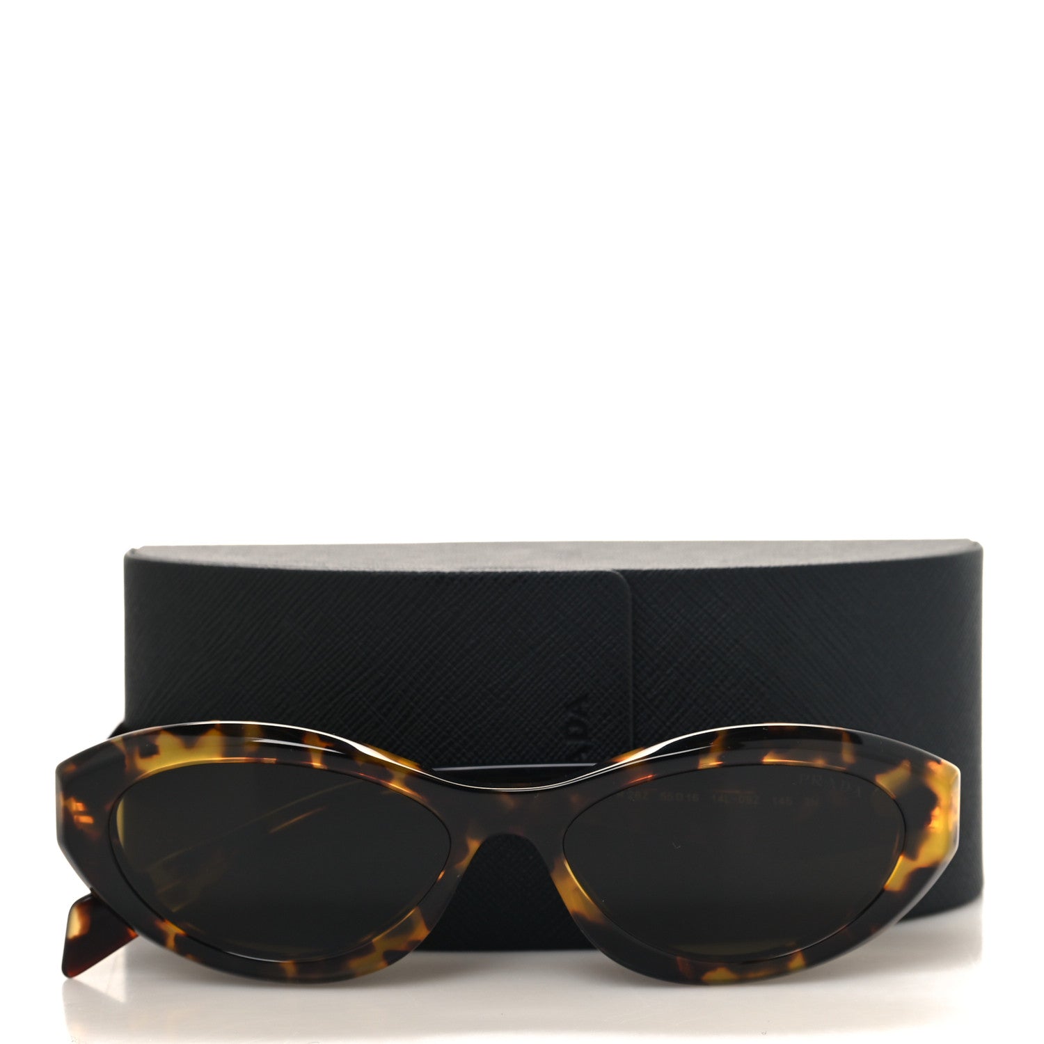 Prada Acetate Oval Sunglasses SPR 26Z Tortoise 7 of 7
