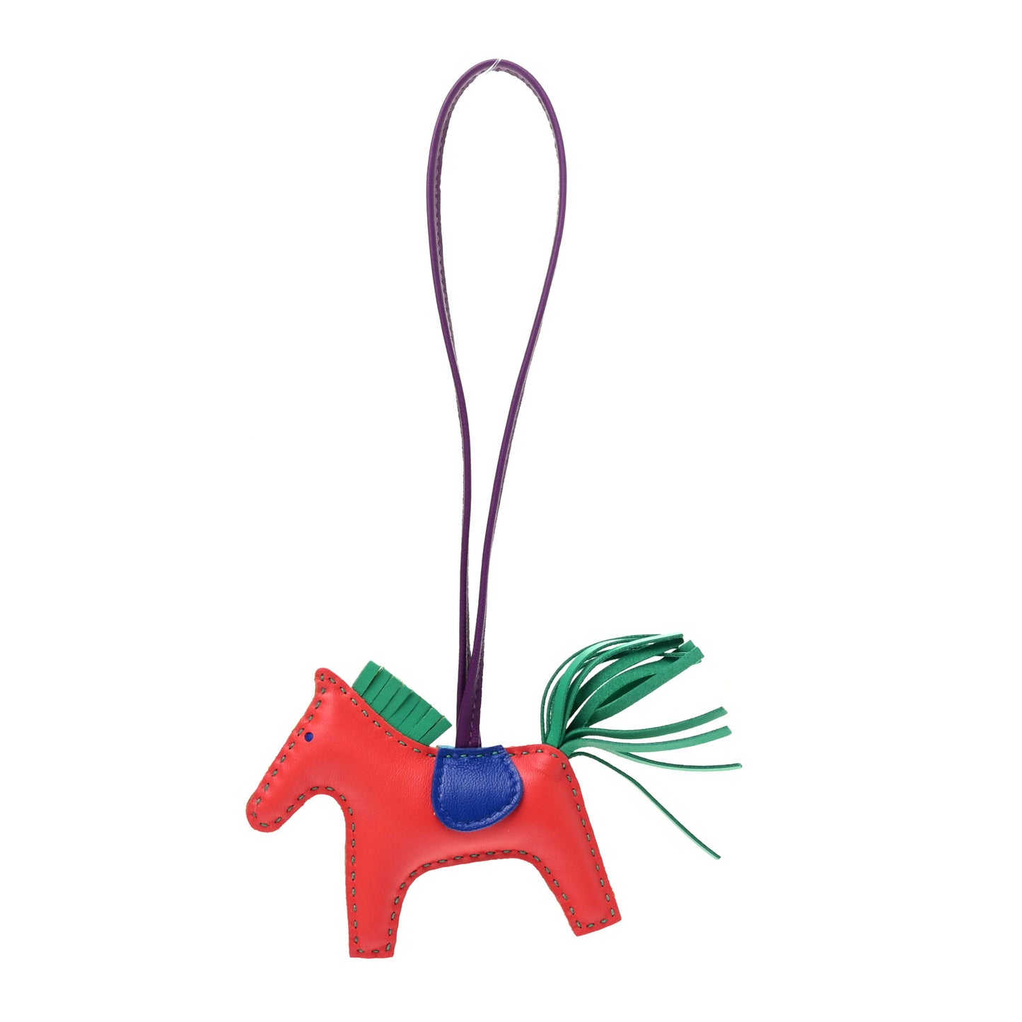 Milo Lambskin Grigri Rodeo Bag Charm PM Multicolor
