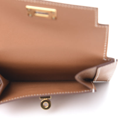 Hermes Epsom Kelly Pocket Compact Wallet Gold 4 of 7