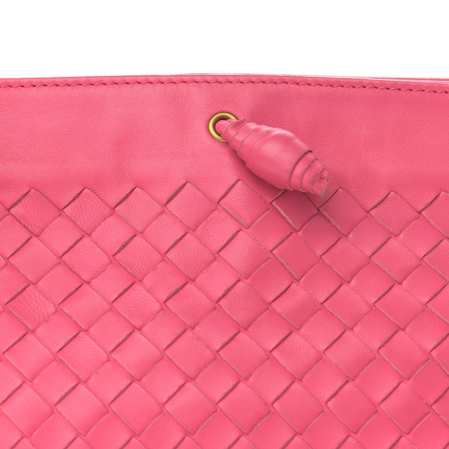 Bottega Veneta Nappa Intrecciato Mini Shoulder Bag Antique Pink 8 of 10