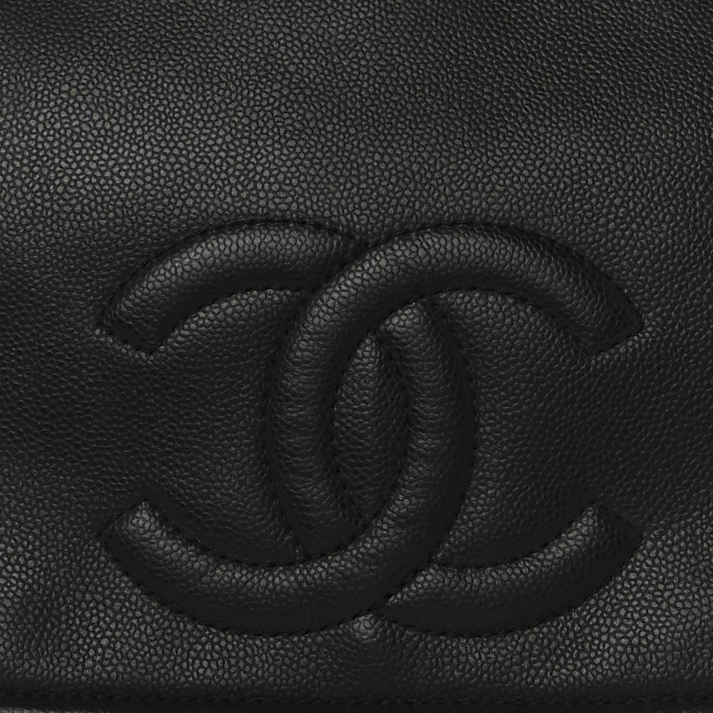 Caviar Timeless CC Accordion Flap Black