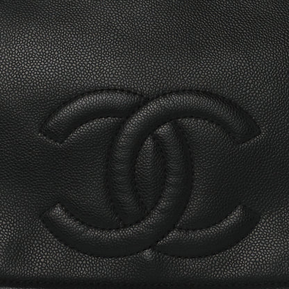 Chanel Caviar Timeless CC Accordion Flap Black 8 of 11