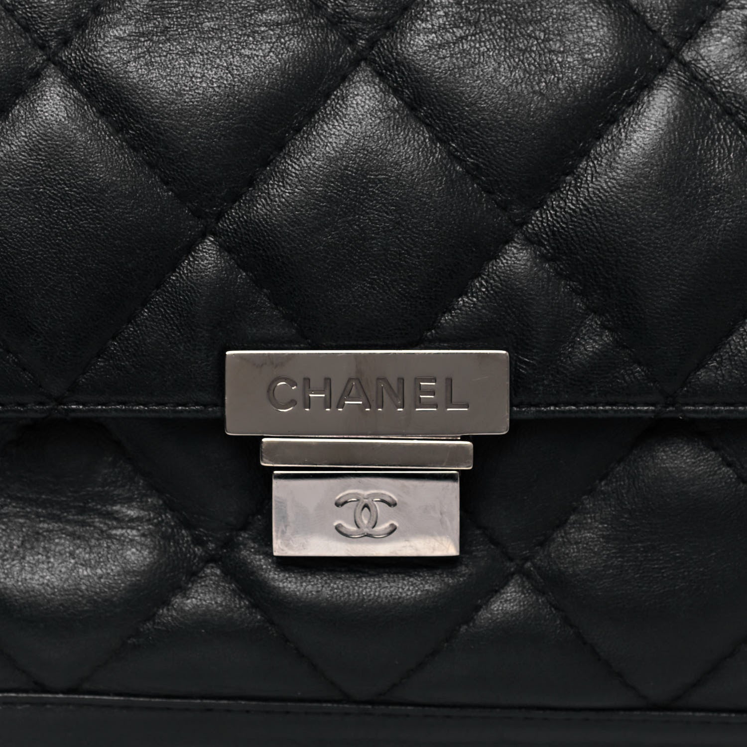 Chanel Calfskin Quilted Accordion Flap Black 8 of 15