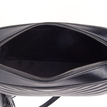 Saint Laurent Calfskin Matelasse Monogram Lou Camera Bag Black 5 of 11