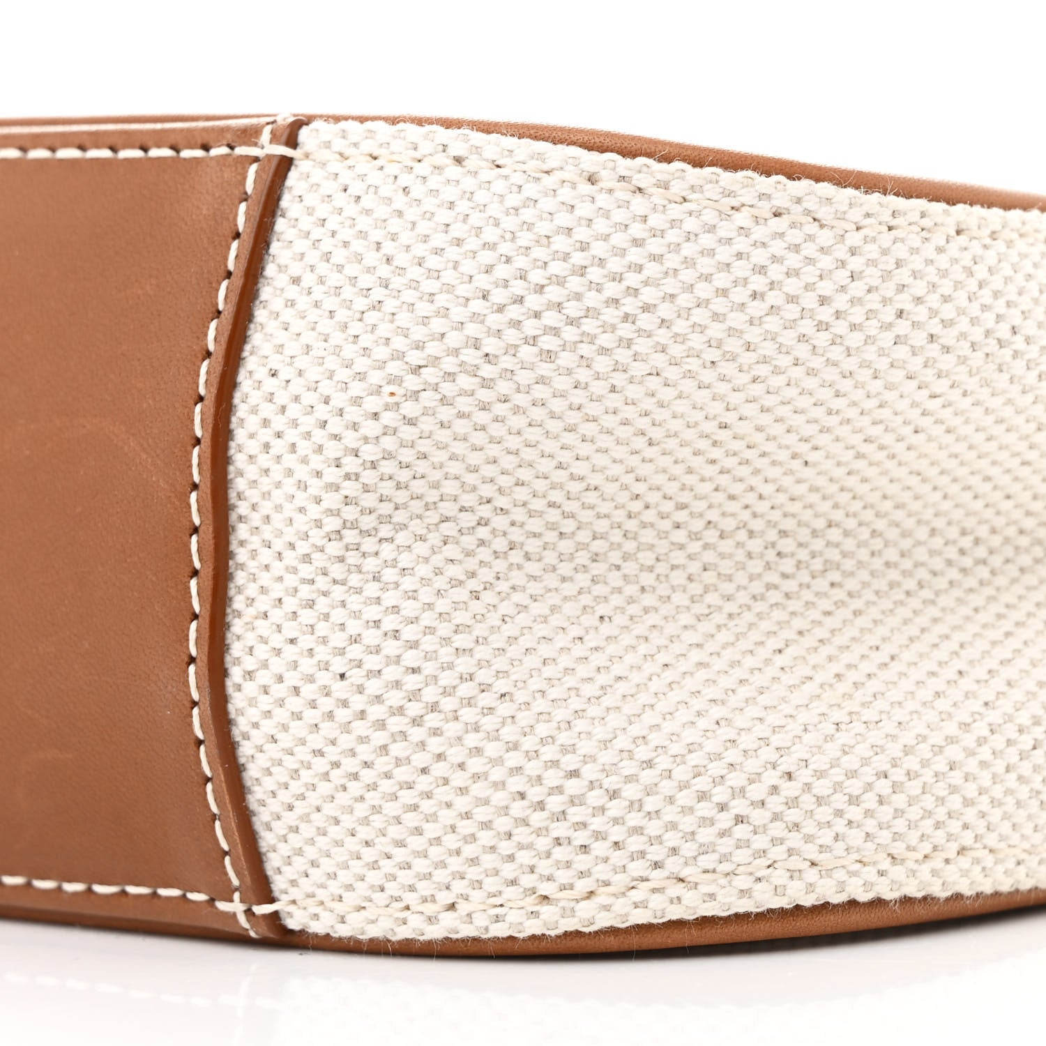 Saint Laurent Smooth Calfskin Canvas Le 5 A 7 Hobo Natural Beige Brick 10 of 11