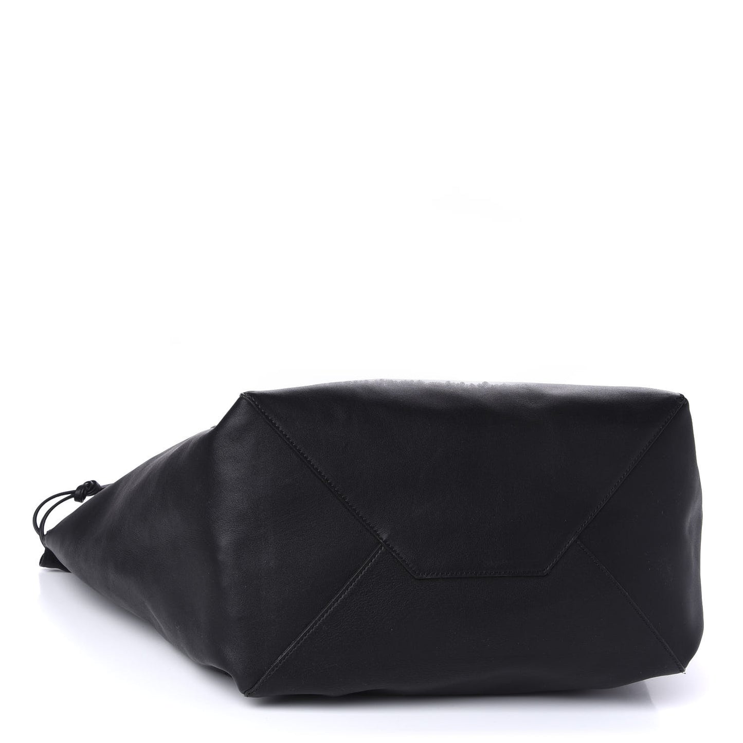 Smooth Calfskin Small Coulisse Cabas Black