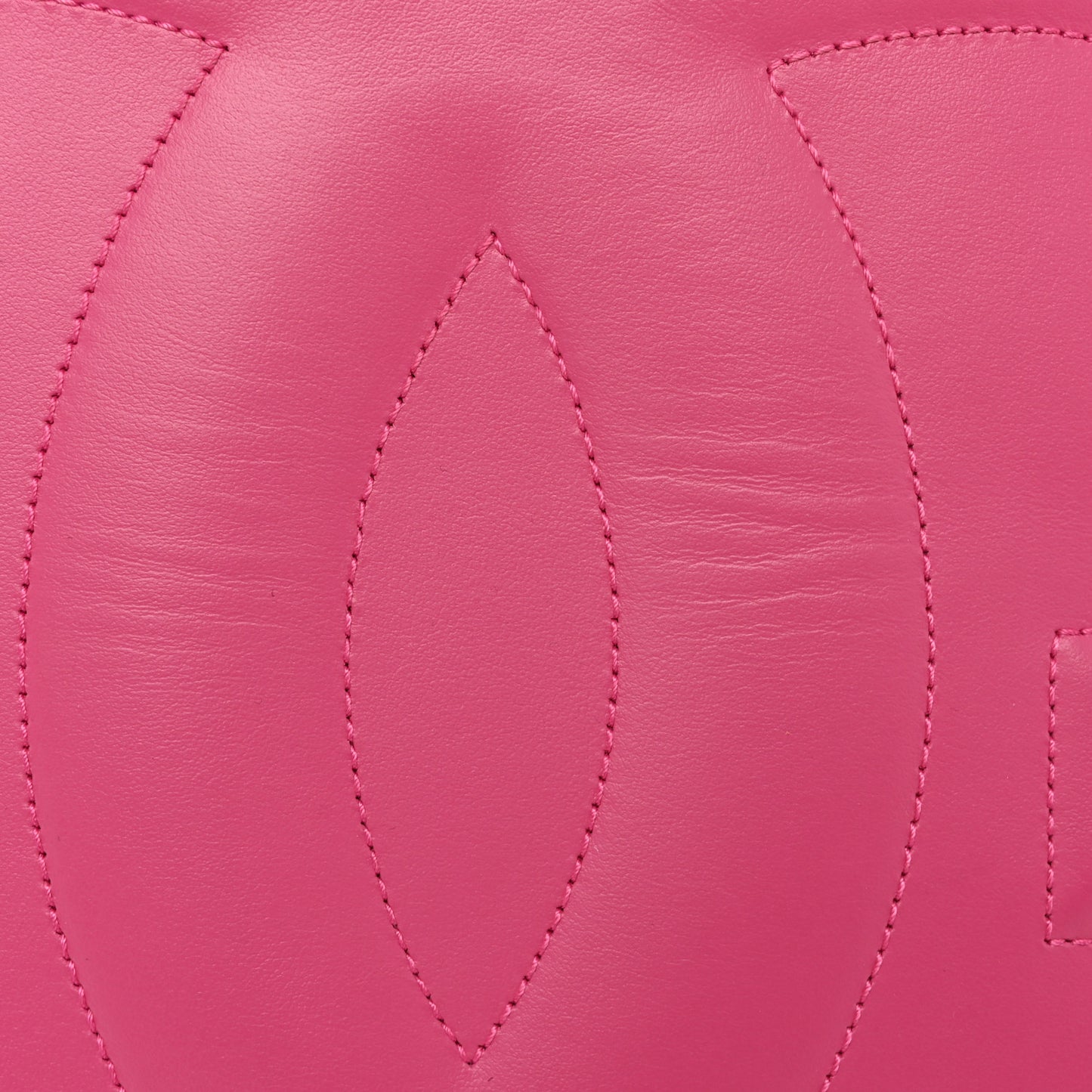 Calfskin DG Logo Shopper Tote Glicine