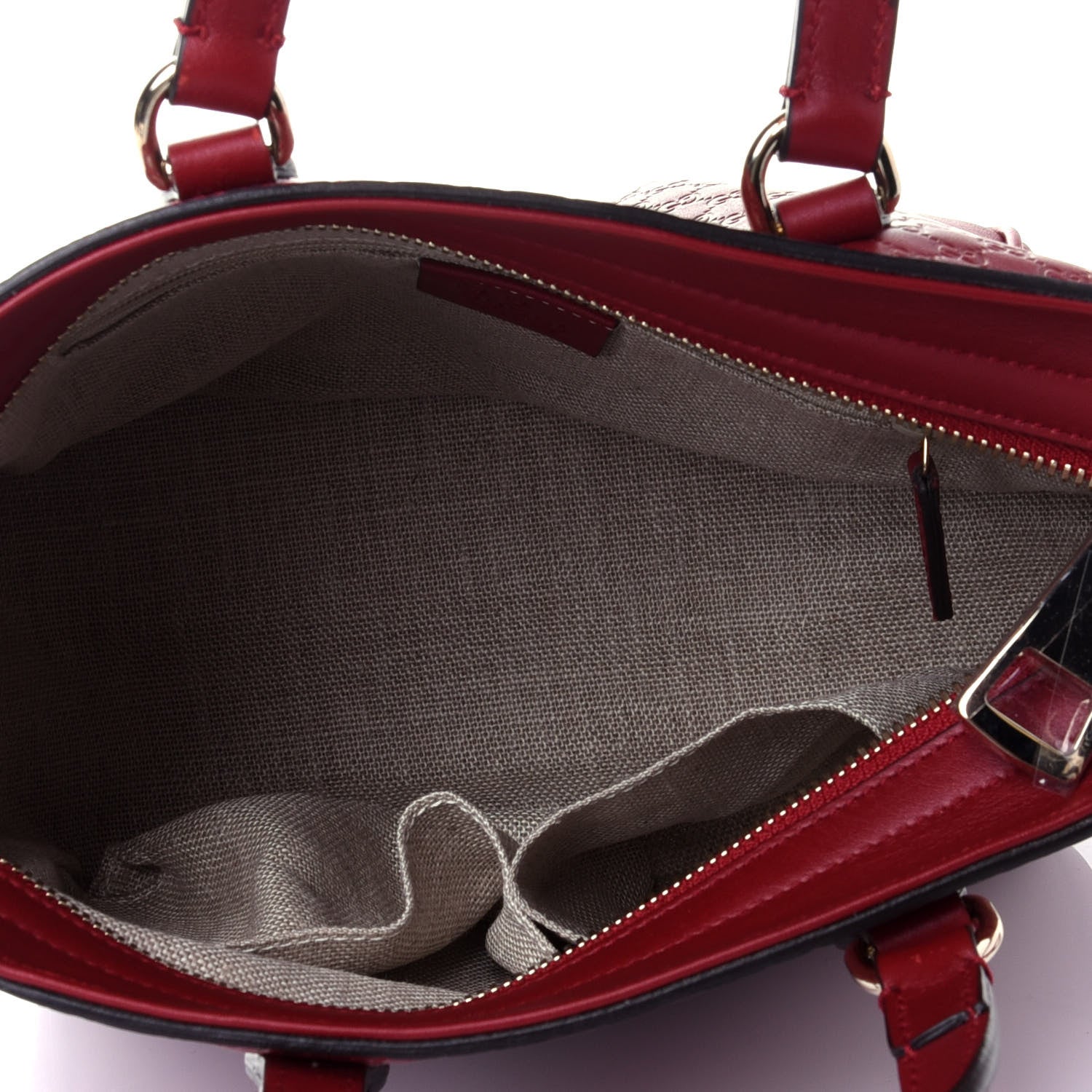 Gucci Microguccissima Small Bree Tote Red 6 of 12