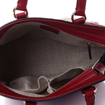 Gucci Microguccissima Small Bree Tote Red 6 of 12