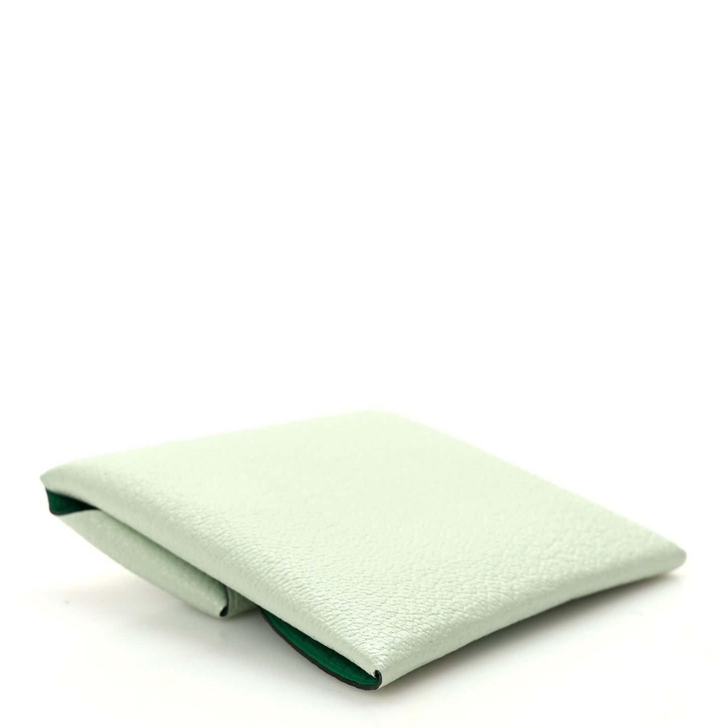 Chevre Mysore Bastia Verso Coin Purse Vert Fizz Menthe