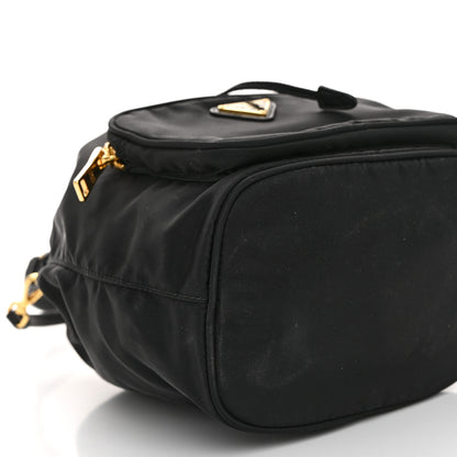 Prada Saffiano Tessuto Nylon Mini Bucket Crossbody Bag Black 8 of 11