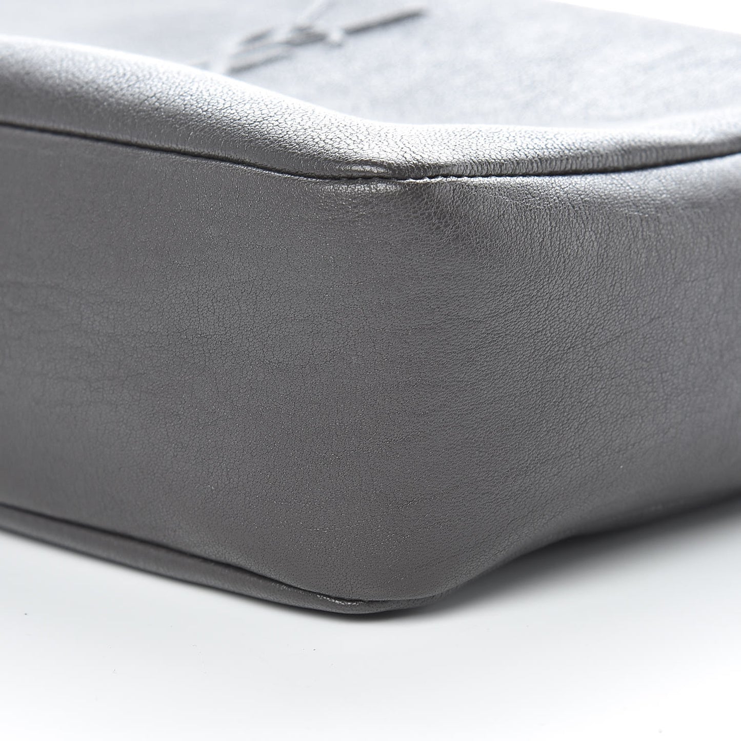 Lambskin Monogram Small Lou Camera Bag Asphalt