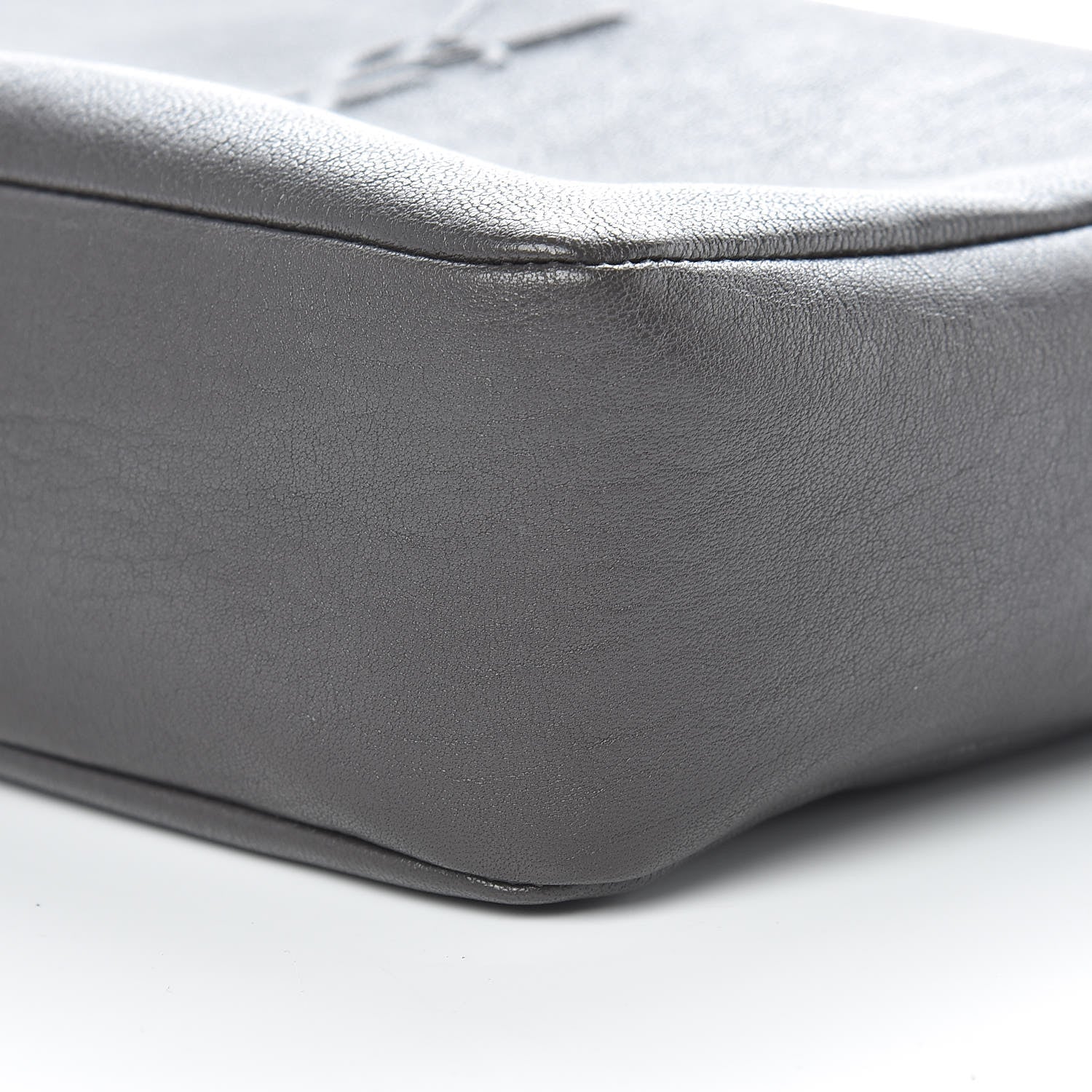 Saint Laurent Lambskin Monogram Small Lou Camera Bag Asphalt 9 of 9
