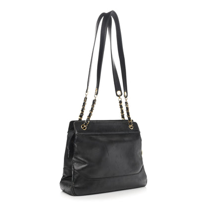 Chanel Lambskin CC Shoulder Bag Black 3 of 15