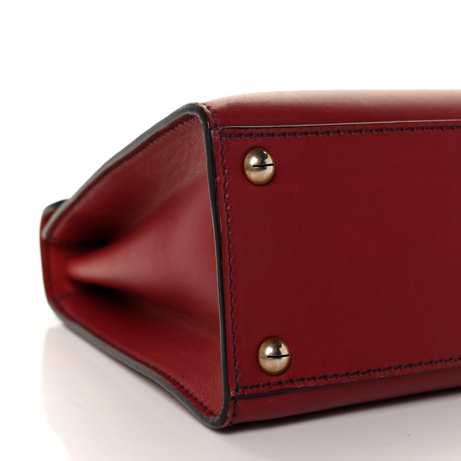 Christian Dior Calfskin Dioraddict Top Handle Red 6 of 9