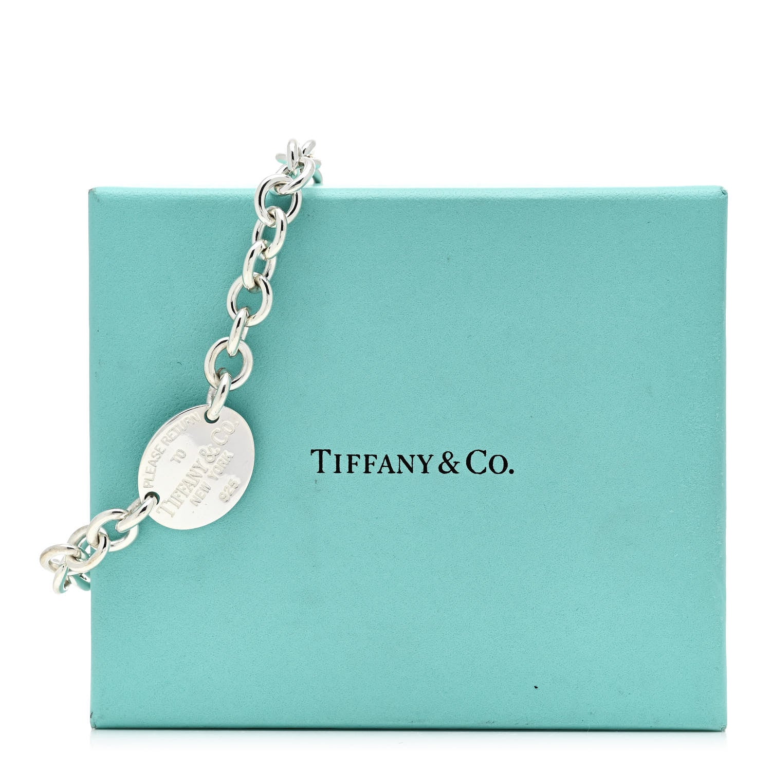 Tiffany Sterling Silver Return to Tiffany Oval Tag Bracelet 4 of 4